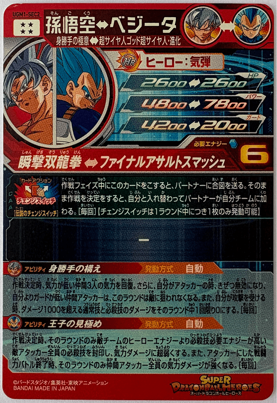 Ultra Instinct Goku UGM1-SEC2 back